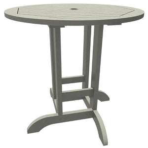 The Sequoia Professional Commercial Grade 36 inch Round Counter Height Bistro Dining Table Dining Table Coastal Teak