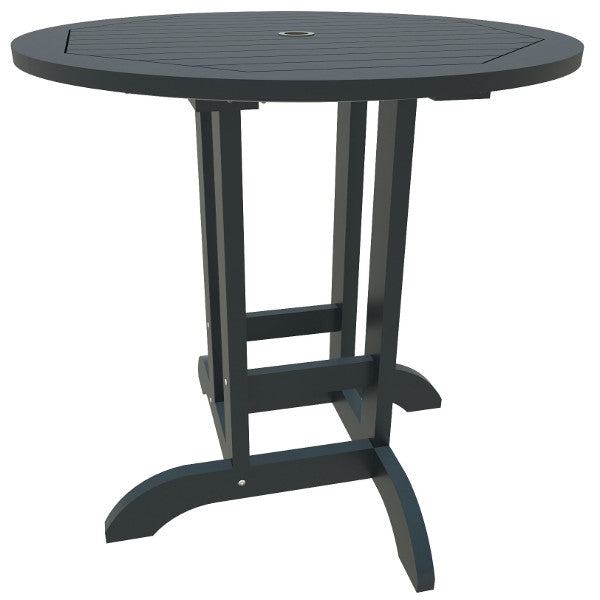 The Sequoia Professional Commercial Grade 36 inch Round Counter Height Bistro Dining Table Dining Table Federal Blue