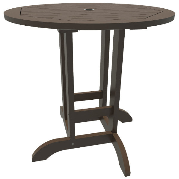 The Sequoia Professional Commercial Grade 36 inch Round Counter Height Bistro Dining Table Dining Table Weathered Acorn