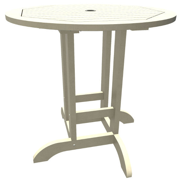 The Sequoia Professional Commercial Grade 36 inch Round Counter Height Bistro Dining Table Dining Table Whitewash