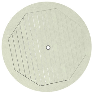 The Sequoia Professional Commercial Grade 48 inch Round Counter Height Dining Table Dining Table