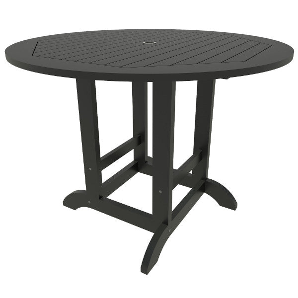 The Sequoia Professional Commercial Grade 48 inch Round Counter Height Dining Table Dining Table Black