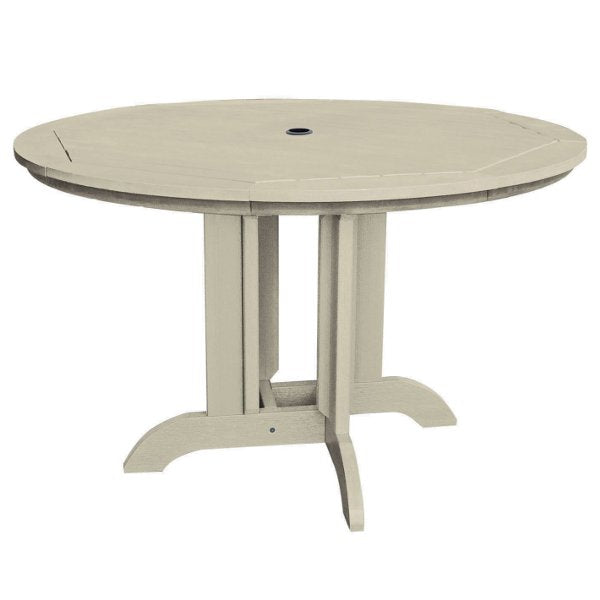 The Sequoia Professional Commercial Grade 48 inch Round Dining Height Table Dining Height Table Whitewash