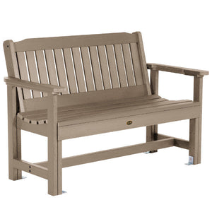 The Sequoia Professional Commercial Grade Exeter 4' Garden Bench Garden Bench Woodland Brown