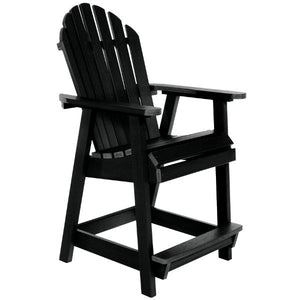 The Sequoia Professional Commercial Grade Muskoka Adirondack Deck Dining Chair in Counter Height