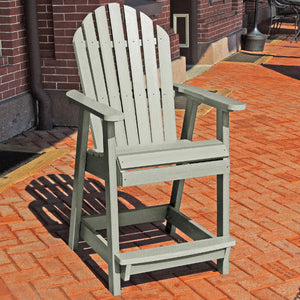The Sequoia Professional Commercial Grade Muskoka Adirondack Deck Dining Chair in Counter Height