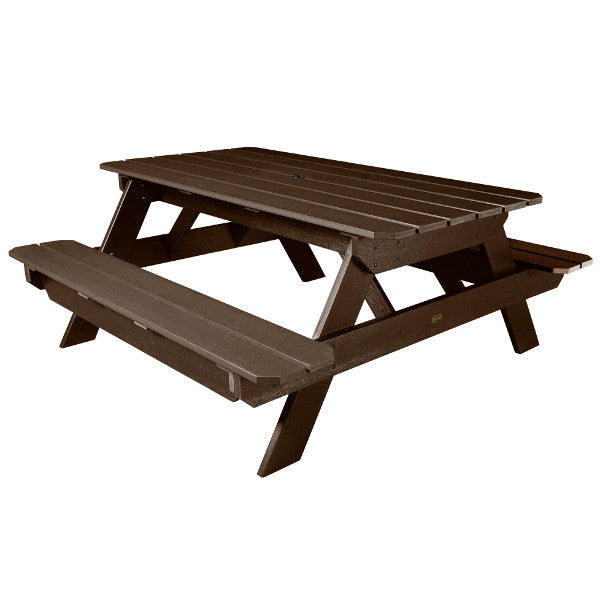 The Sequoia Professional Commercial Grade National Picnic Table Picnic Table Weathered Acorn