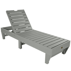 The Sequoia Professional Commercial Grade Pinehurst Chaise Lounge Lounger Coastal Teak