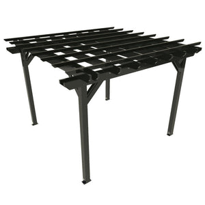 The Sequoia Professional Commercial Grade Ridgecrest 12 x 12 Pergola Pergola Black