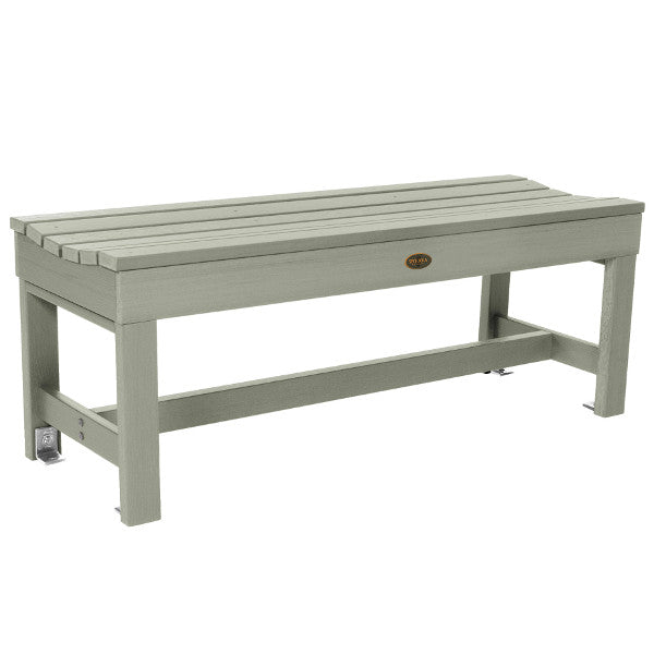 The Sequoia Professional Commercial Grade Weldon 4ft Backless Picnic Bench Picnic Bench Eucalyptus