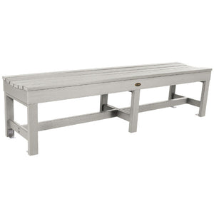 The Sequoia Professional Commercial Grade Weldon 6ft Backless Picnic Bench Picnic Bench Harbor Gray