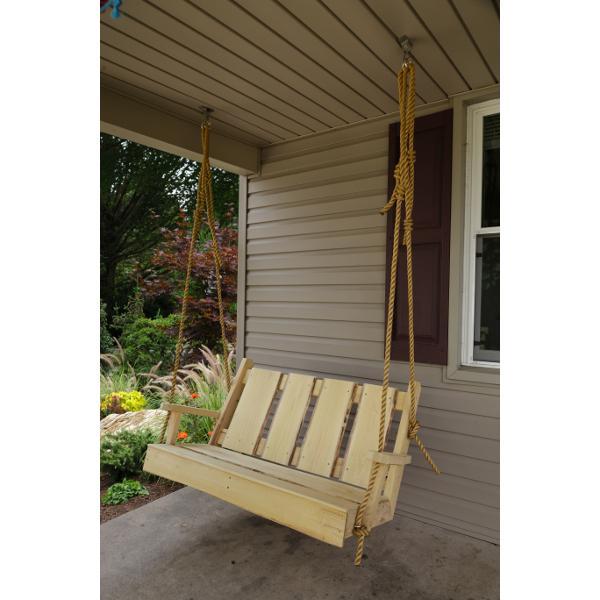 Timberland Swing with Rope Porch Swing