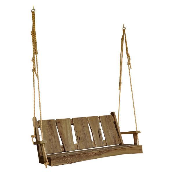Timberland Swing with Rope Porch Swing 5ft / Mushroom Stain