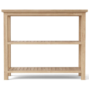 Towel Console w/ 2 Shelves Table Outdoor Table