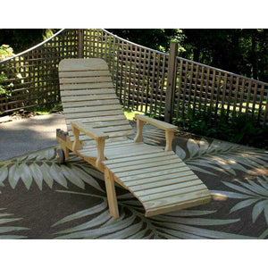 Treated Pine Chaise Lounge w/Arms