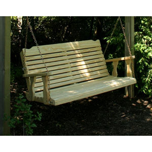 Treated Pine Crossback Porch Swing Porch Swing