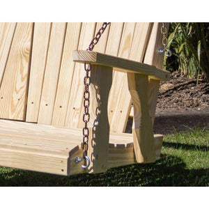 Treated Pine Curveback Porch Swing