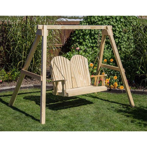 Treated Pine Curveback Porch Swing