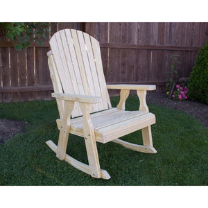 Treated Pine Curveback Rocking Chair