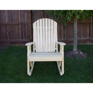 Treated Pine Curveback Rocking Chair