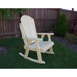 Treated Pine Curveback Rocking Chair