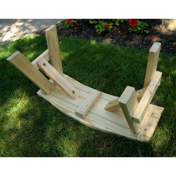 Treated Pine Curved Bench Outdoor Bench