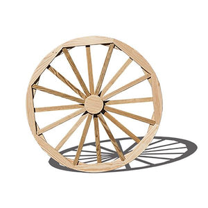 Treated Pine Decorative Wagon Wheel Wheel