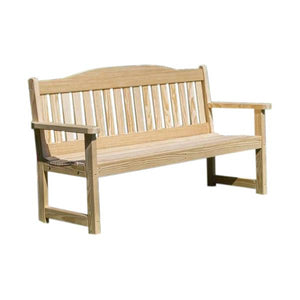 Treated Pine English Garden Bench - The Charming Bench Company
