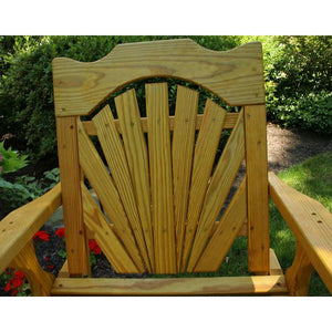 Treated Pine Fanback Patio Chair