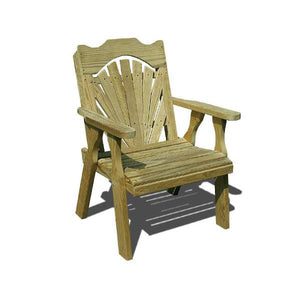 Treated Pine Fanback Patio Chair