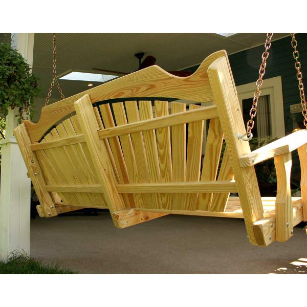 Treated Pine Fanback Porch Swing Porch Swing