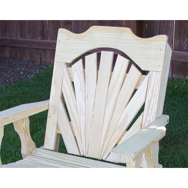 Treated Pine Fanback Rocking Chair Rocking Chair