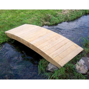 Treated Pine Fiore Plank Garden Bridge Bridge