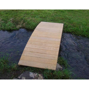 Treated Pine Fiore Plank Garden Bridge Bridge