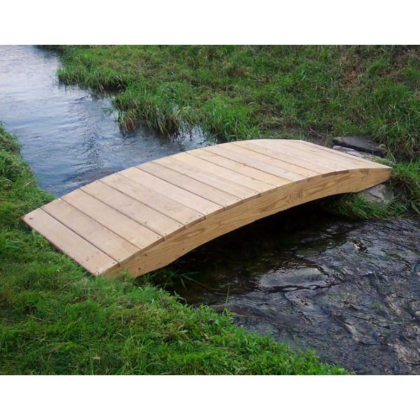 Treated Pine Fiore Plank Garden Bridge Bridge