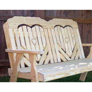 Treated Pine Heartback Garden Bench Garden Bench