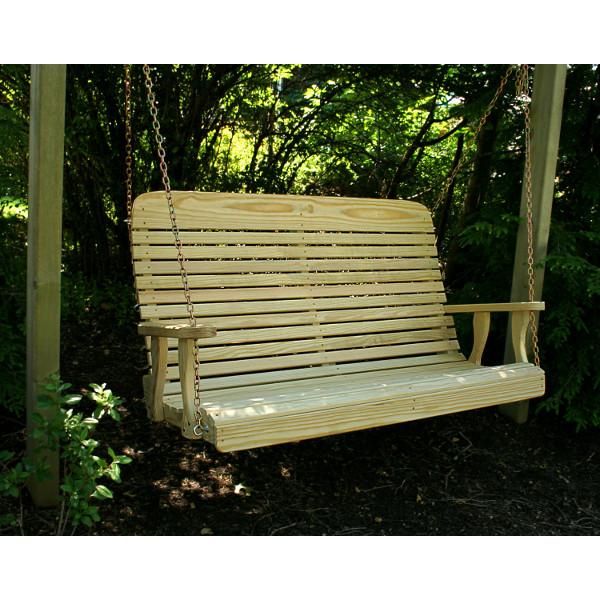 Treated Pine High Crossback Porch Swing
