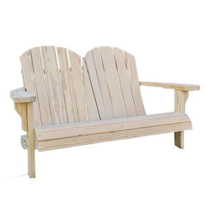 Treated Pine Low Curveback Garden Bench