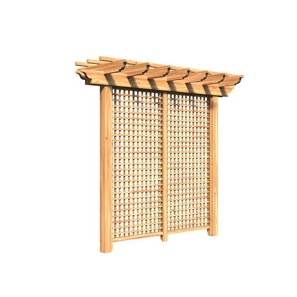 wooden trellis pergola Creekvine Designs, Treated Pine Monterrey Pergola with Lattice