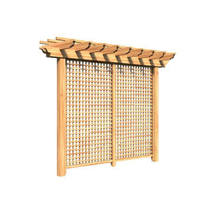 Treated Pine Monterrey Pergola with Lattice Pergola