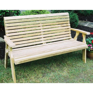 Treated Pine Rollback Garden Bench Garden Bench