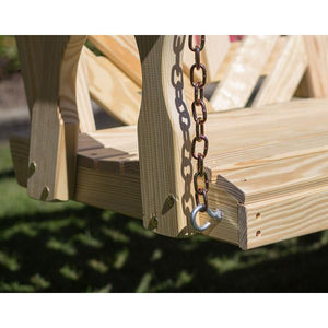 Treated Pine Rollback Porch Swing Porch Swing