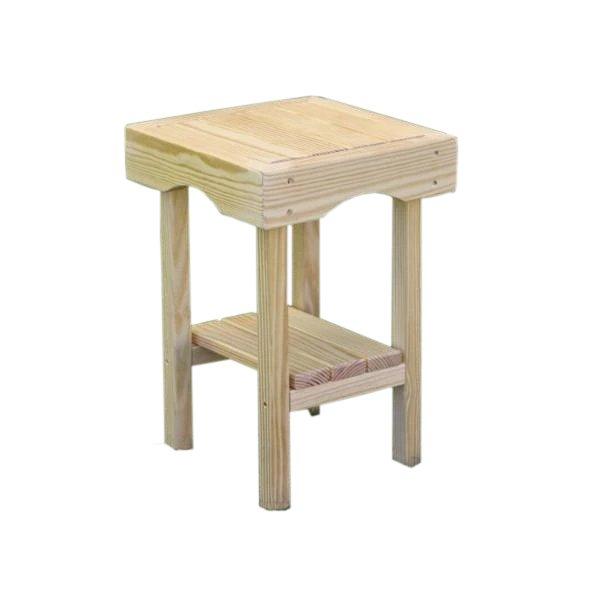 Treated Pine Square End Table