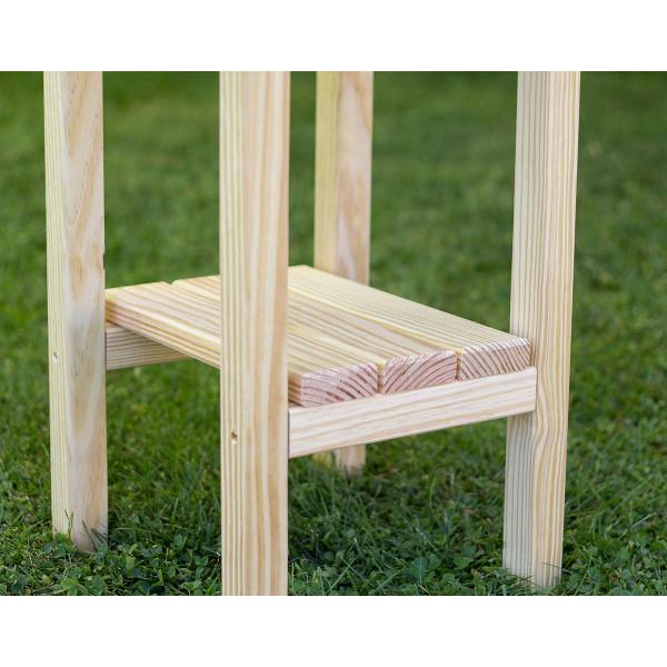 Treated Pine Square End Table End Table