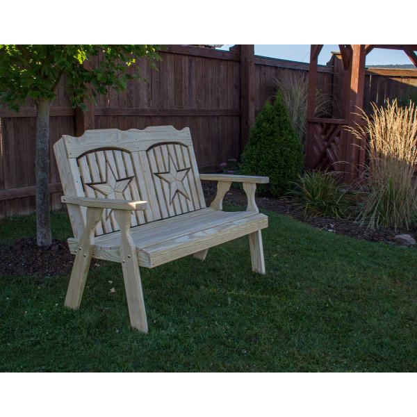 Treated Pine Starback Bench Outdoor Bench