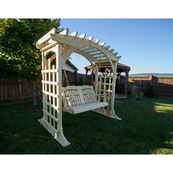 Treated Pine Starback Porch Swing Outdoor Bench