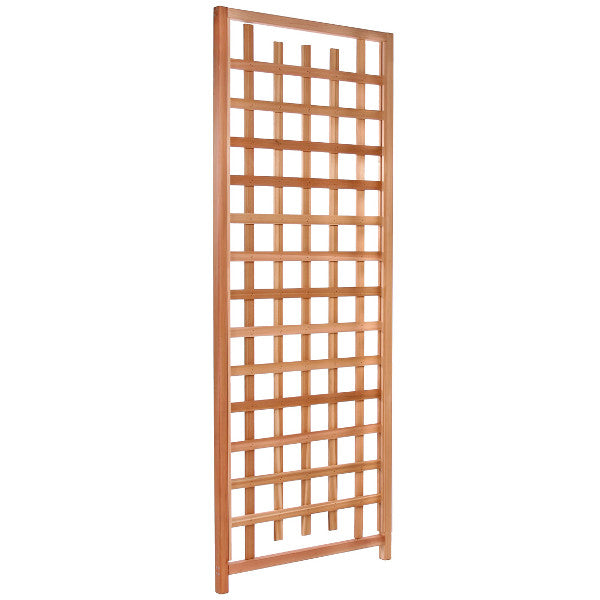wooden square trellis All Things Cedar Trellis Panel