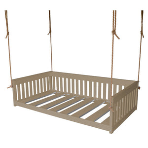 Twin Mission Hanging Daybed with Rope Outdoor Daybed