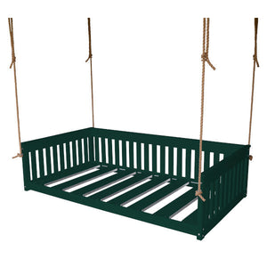 Twin Mission Hanging Daybed with Rope Outdoor Daybed