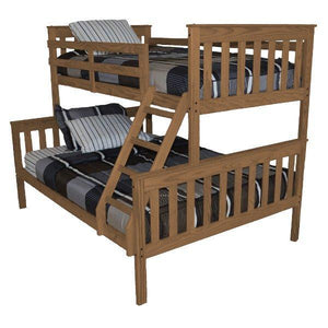 Twin over Full Mission Bunkbed - The Charming Bench Company